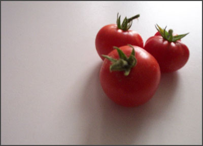 the first 3 tomatoes